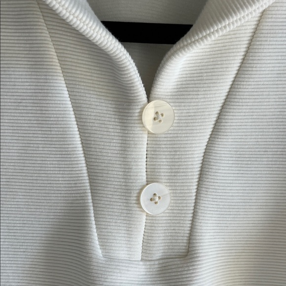 Haven Well Within NWOT Women's Off-White Button-Up Tunic - Picture 3 of 11